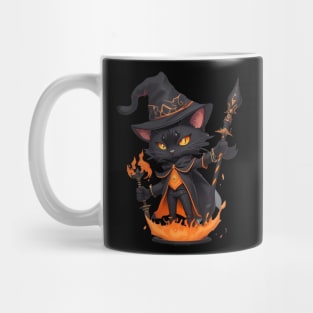 Mystic Mage Cat - Vermeer Meowster Mug